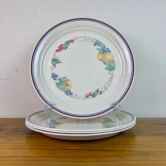 Corelle by Corning Dinner Plates – Country Cottage Fruit – Set of 4 - Picture 12 of 16